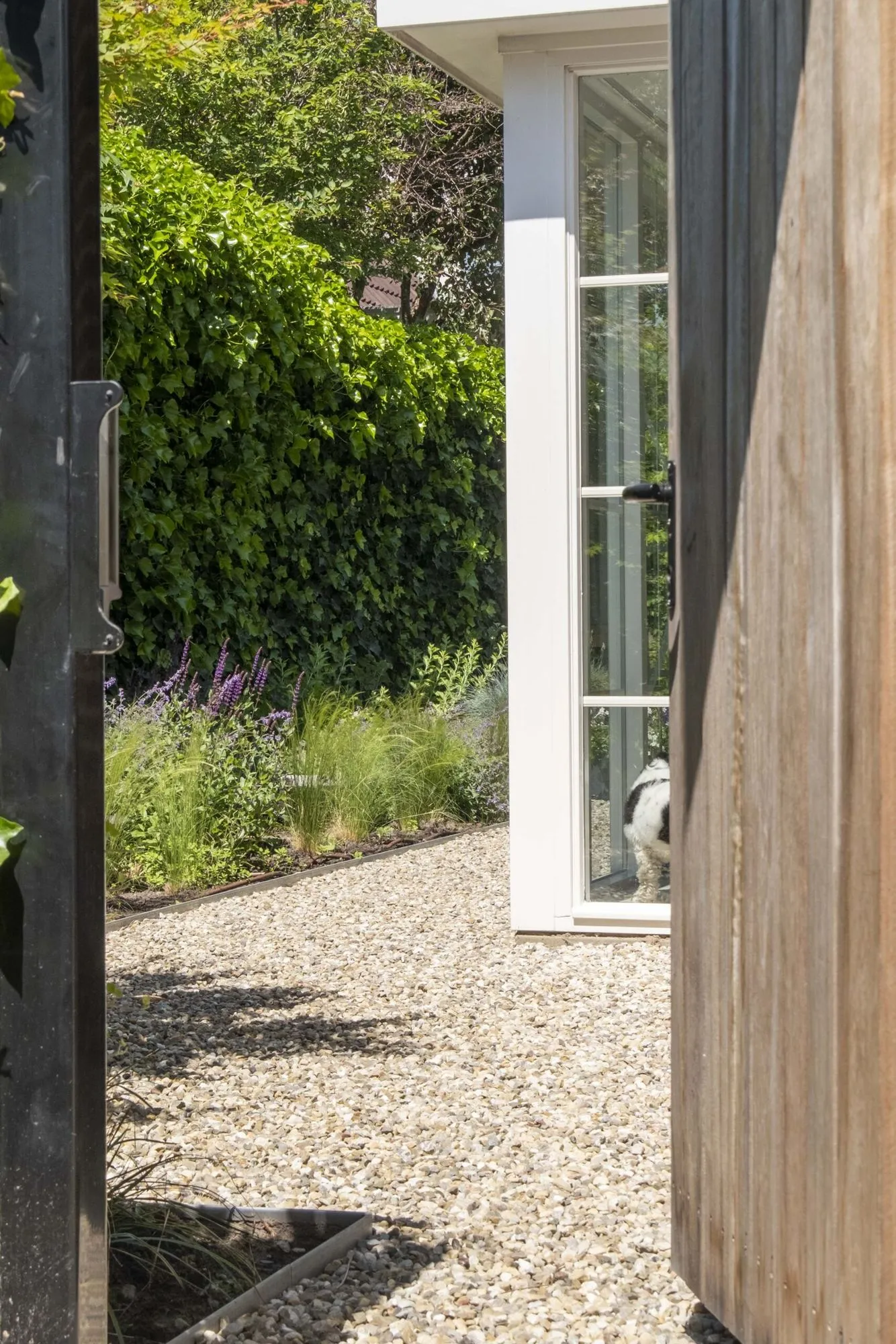 Strakke lijnen en eigentijdse elegantie in een moderne tuin