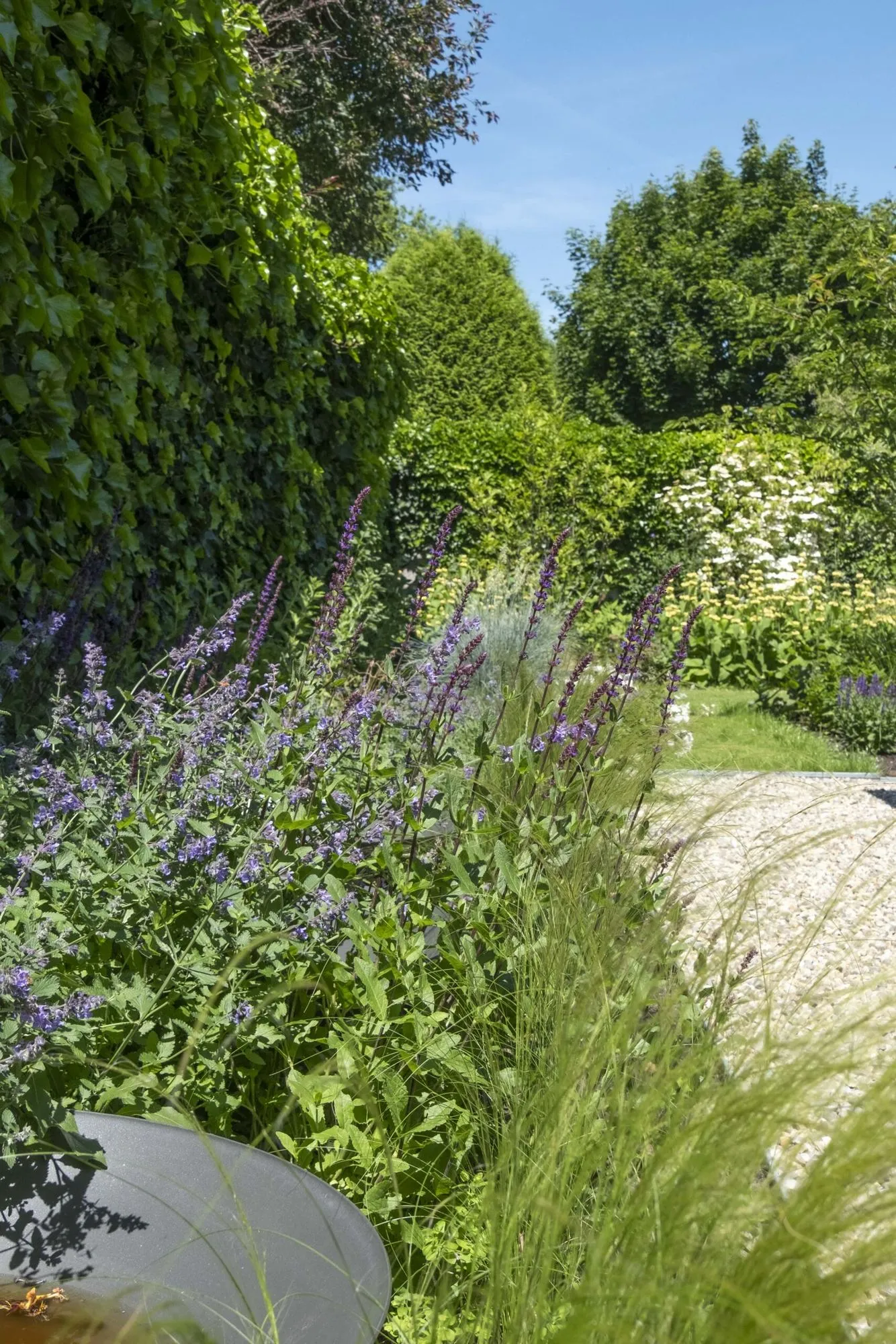 Strakke lijnen en eigentijdse elegantie in een moderne tuin