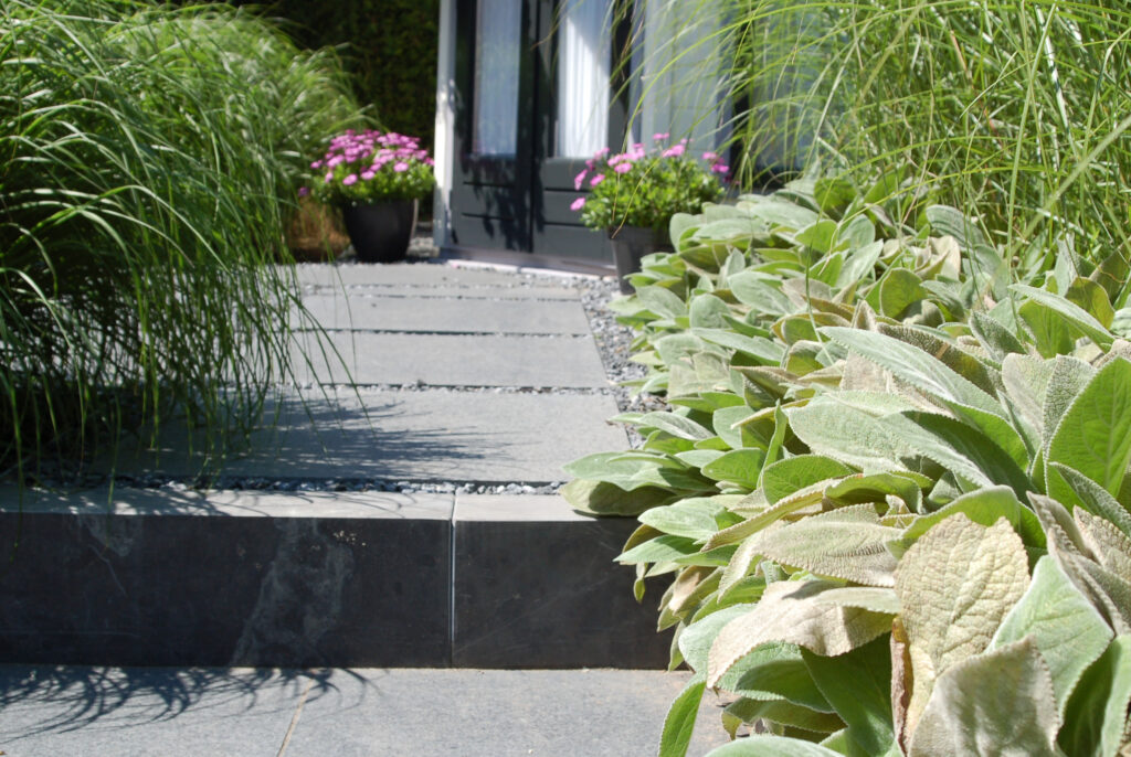 kleine tuin tuinontwerp hoogteverschil
