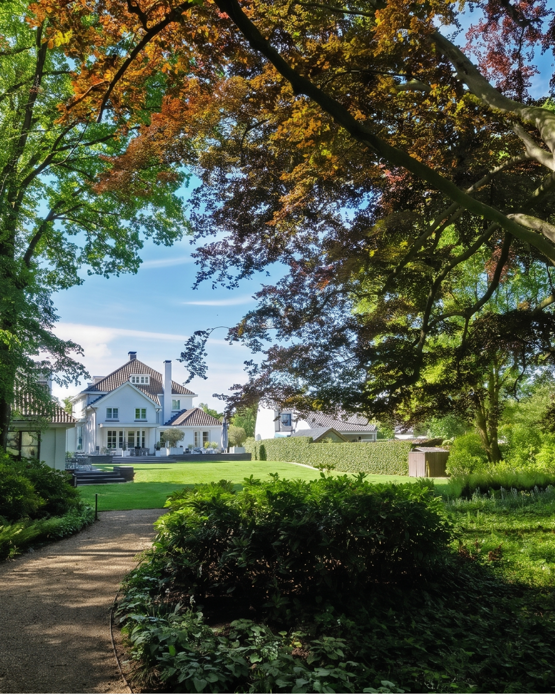 bostuin met villa